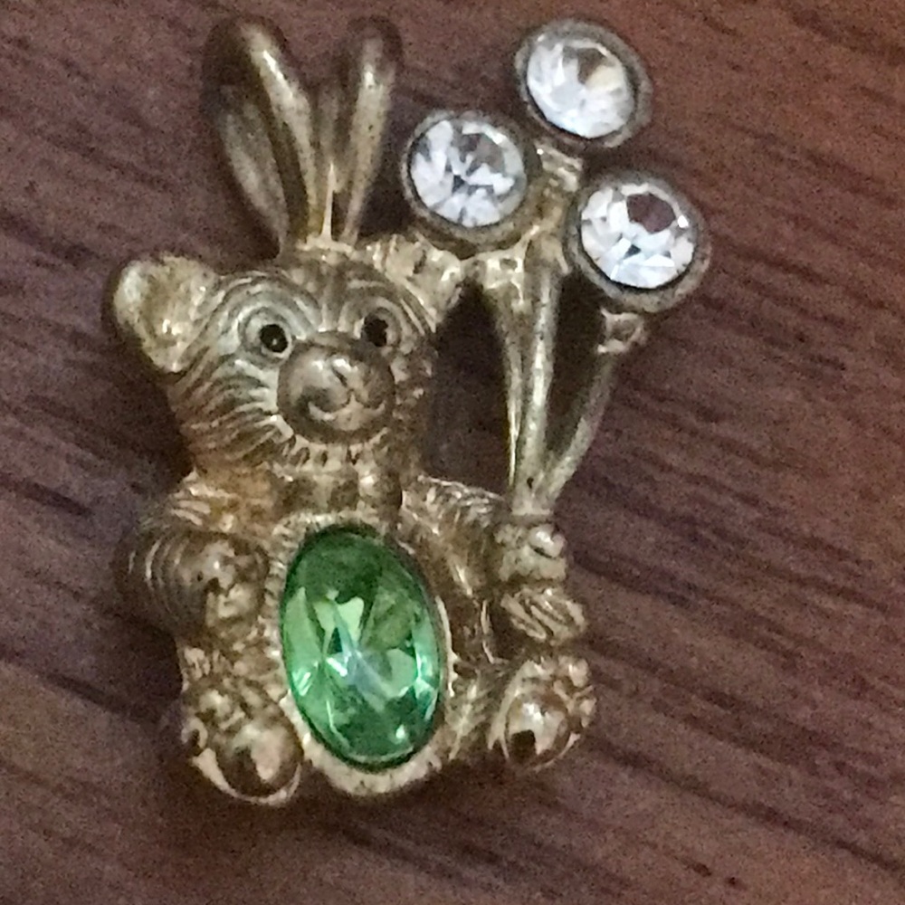 Bear with Balloons Pendant